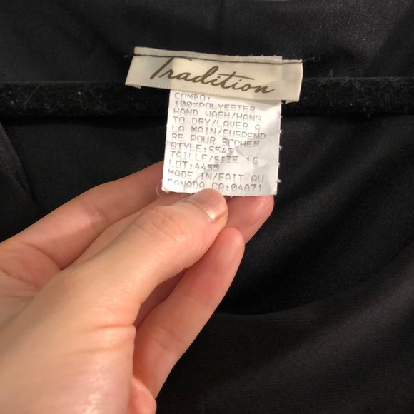 🌸Vintage black sequin dress - Picture 10 of 11